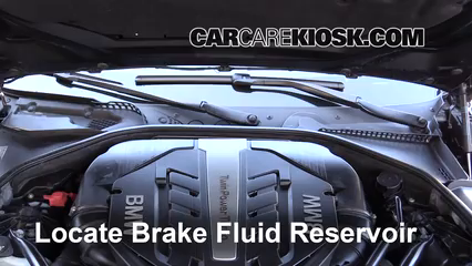 2014 BMW 650i xDrive Gran Coupe 4.4L V8 Turbo Brake Fluid Check Fluid Level